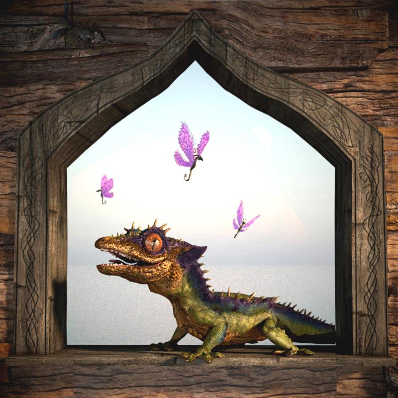 Silhouette of a hiker at sunset